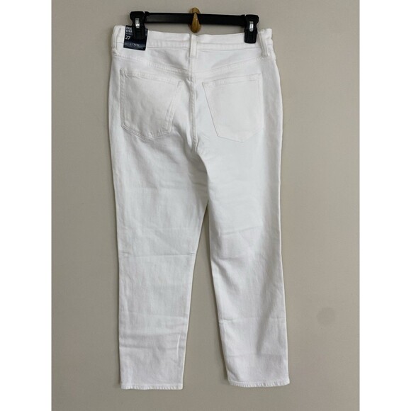 J.Crew Factory  Essential straight white jean in all-day stretch NWT Size 27 - Picture 13 of 13